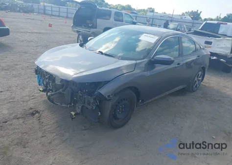 2020 Honda Civic Lx из США, поврежденный, VIN 2HGFC2F65LH505932